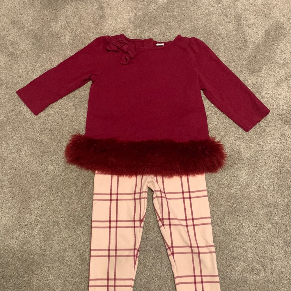 Janie and Jack holiday pants outfit